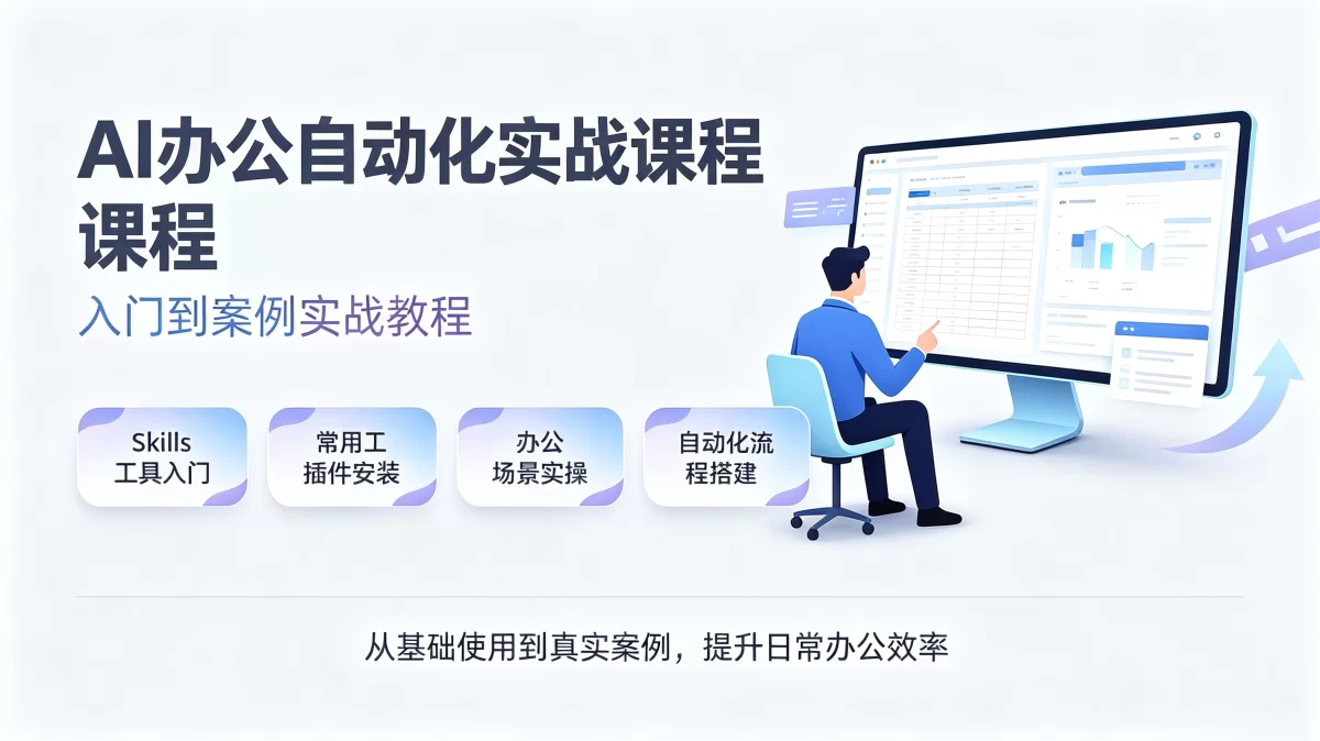 AI Skills极速入门课，让AI替你完成重复工作