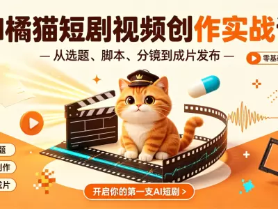 橘霸天·AI橘猫短剧视频创作实战课
